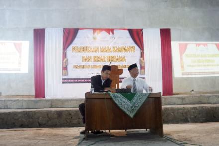 Pembukaan Masa Kampanye Calon Lurah Desa Guwosari 2018-2024